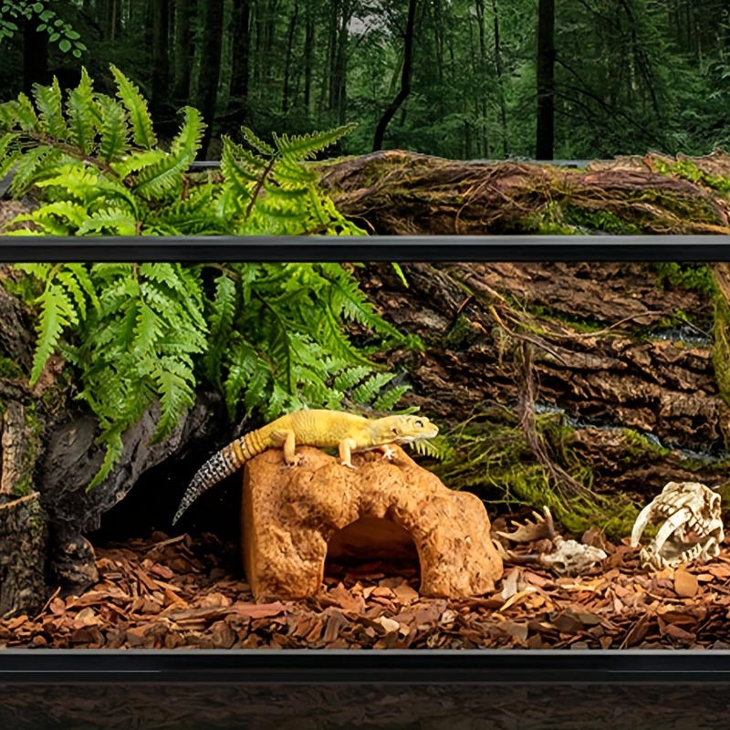 Pet Hideaway House Simulation Hideaway Cave Habitat Decor Shelter For