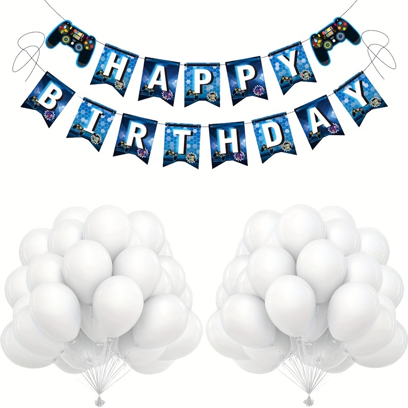 Le thème Fortnite Joyeux anniversaire Ballons Kit Ballons en latex