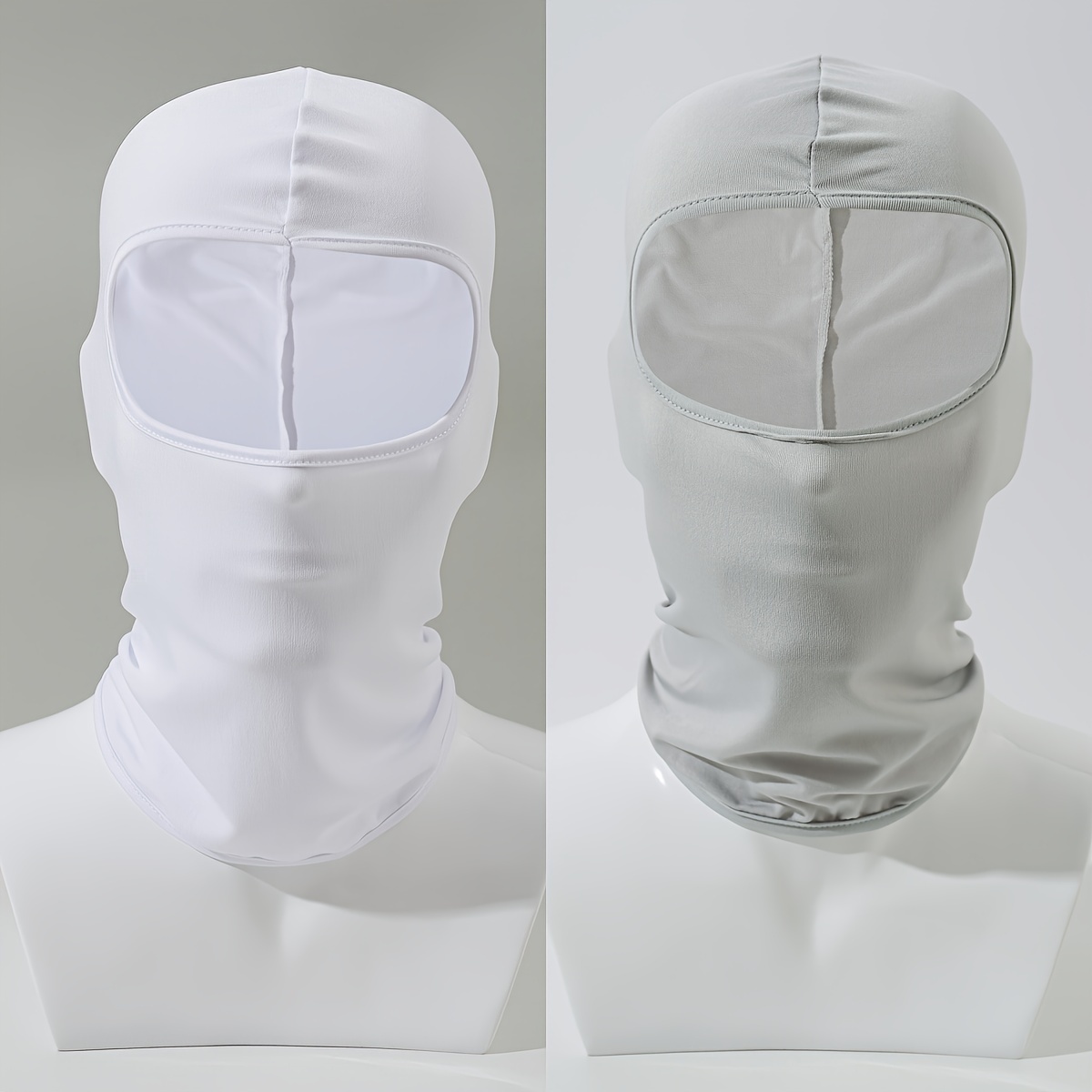 Solid Color Balaclava Mask Breathable Sun Protection - Temu