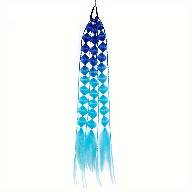 E-shop 20-Zoll Ombre Bubble Ponytail Twist Zöpfe Haarverlängerung mit Gummiband für Frauen