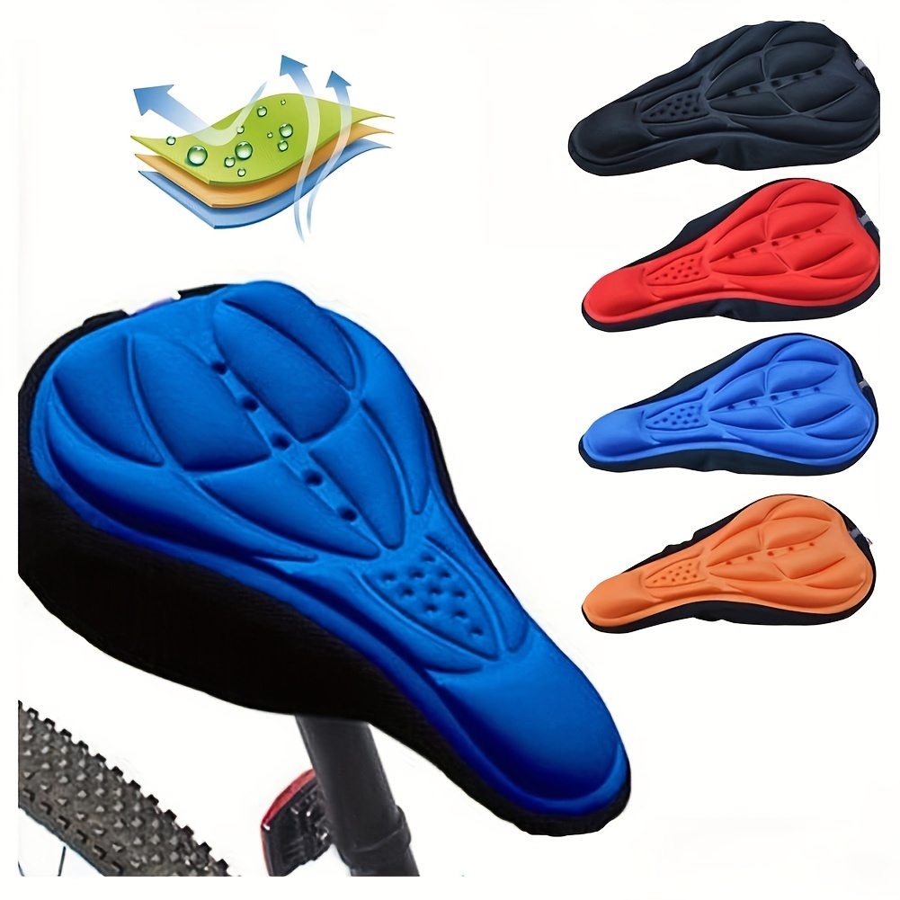 

Comfortably Cycle Long Distances With This 3d Soft Cycling Bicycle Silicone Bike Seat Cover Cushion !
