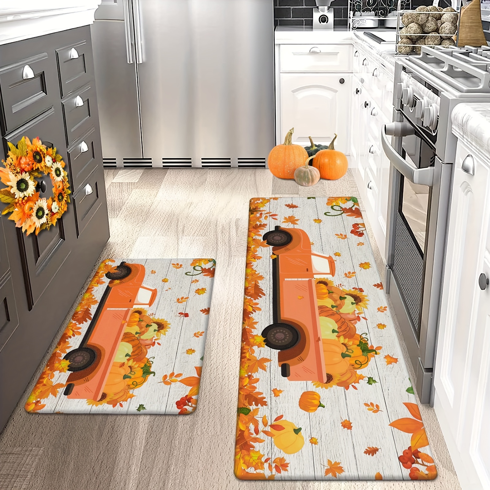 Halloween Door Mat Indoor, Hallway Halloween Mat, Halloween Cat Doormat