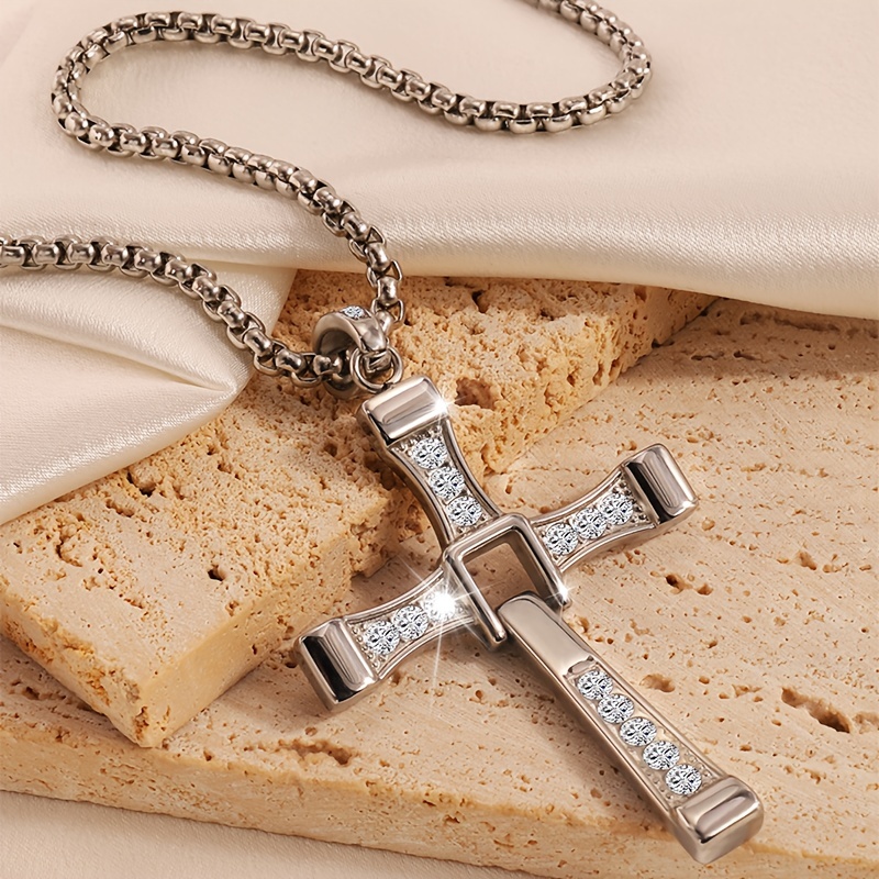 fashion trend luxury hip hop personality stainless steel - Temu