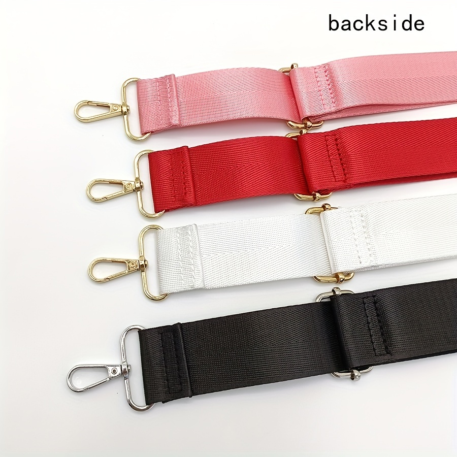 Adjustable Shoulder Bag Strap Solid Color Diy Bag Strap - Temu