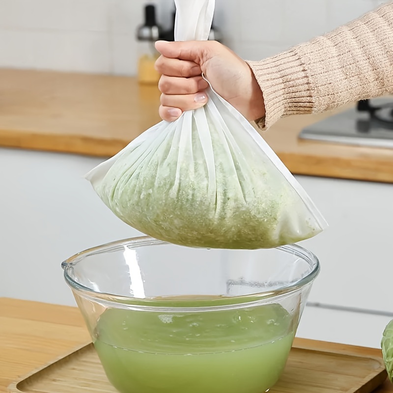Magrimaxio 3 pièces sac a lait vegetal nylon, filtre lait végétal  reutilisable, Filtre à Lait de Soja, Sac à Lait De Noix, pour Filtrer le  Thé, les