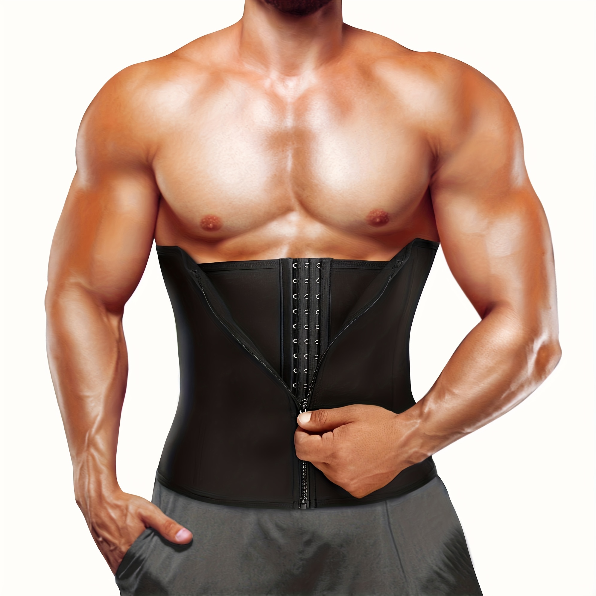 Get Fit Fast: Men's Compression Waist Belt Home Gym Weight - Temu