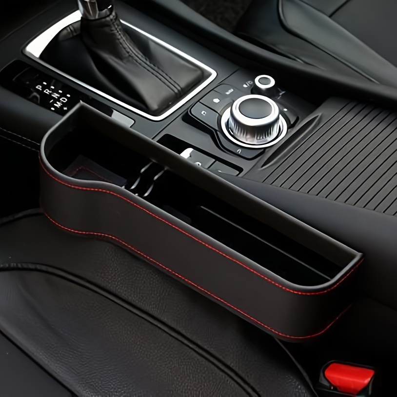 Car Seat Filler Organizer Auto Premium Pu Leather - Temu