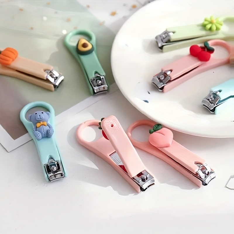 Nail cutter Cute Cartoon Style Attractive designed for Kids & Unisex Adult  (Pack of 3) (Pink) | eLocalshop