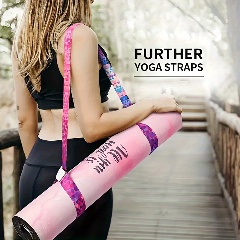 Creative Pattern Yoga Mat Straps - Portable Multifunctional Fixed Band