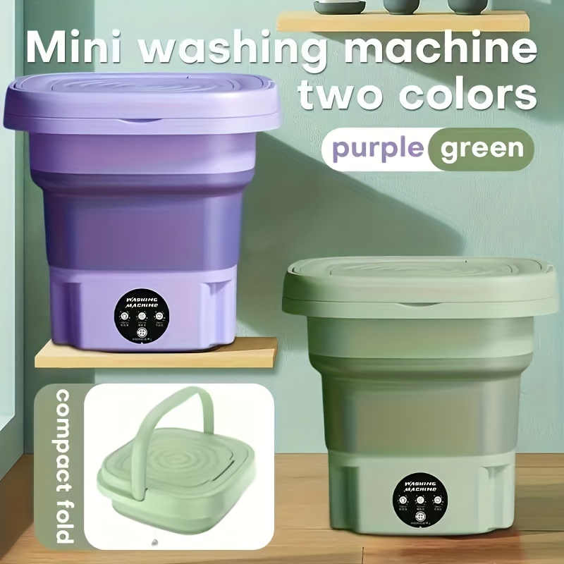Mini Portable Washing Machine, Bucket Washer For Clothes Laundry, Underwear  Washing Machine For Camping, RV, Travel, Small Spaces 