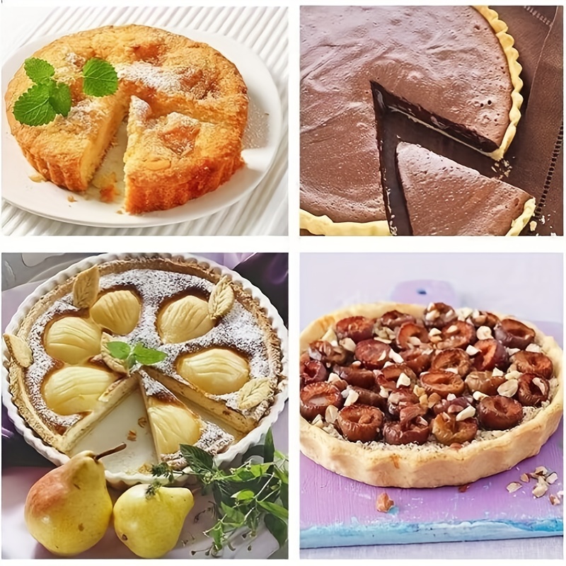 Pie Pan Flower Shaped Egg Tart Pan Loose Bottom Pancake - Temu