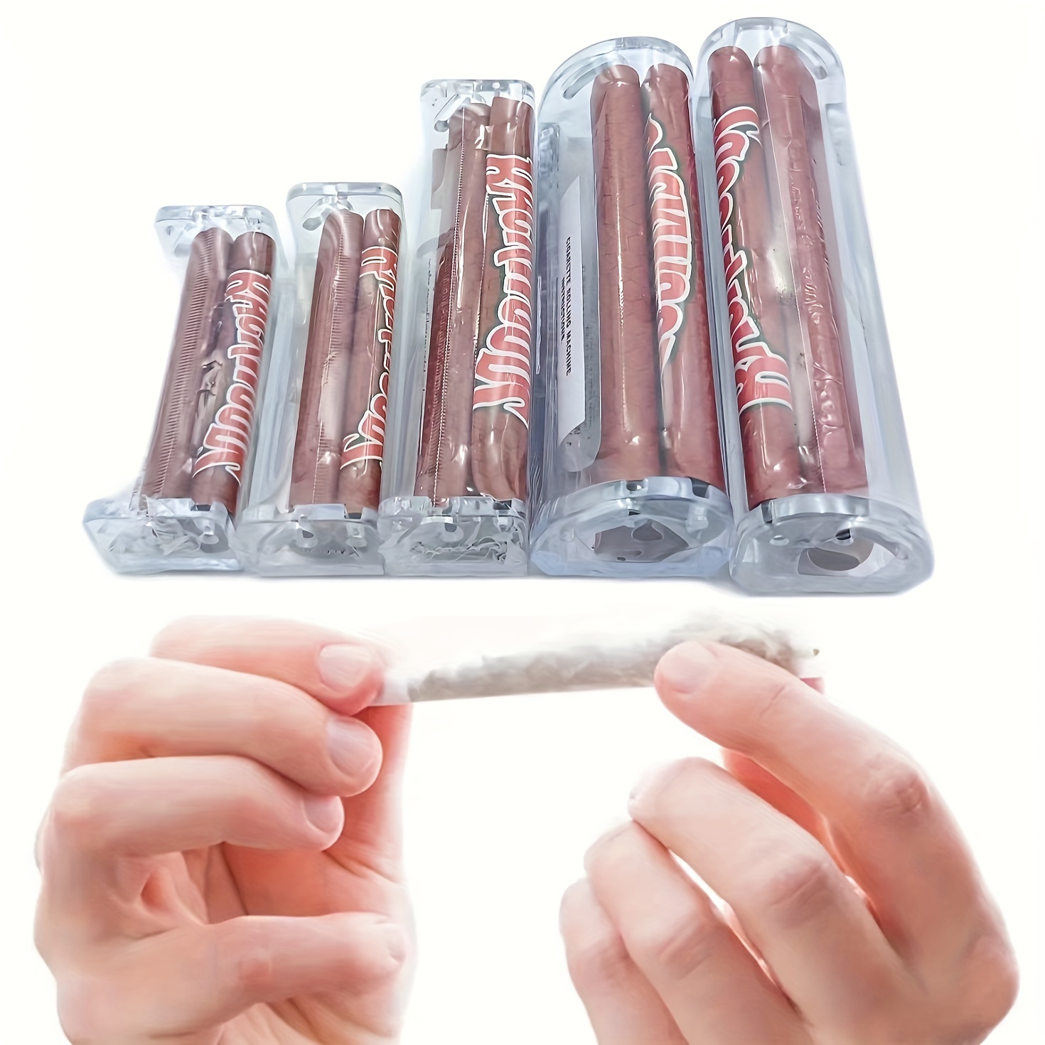 Rodillo de acero inoxidable para hacer cigarrillos, Máquina Manual para  liar tabaco, llenado de cigarrillos, herramientas de bricolaje para fumar -  AliExpress