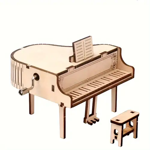 Enfants Petit Piano Mécanique Boîte À Musique Diy 3d Puzzle En Bois Modèle  Kits Jouets Vous Êtes Mon Soleil Thème Musique Anniversaire Cadeaux De Noël  Pour Fille Fils Garçons Filles 6 Ans +