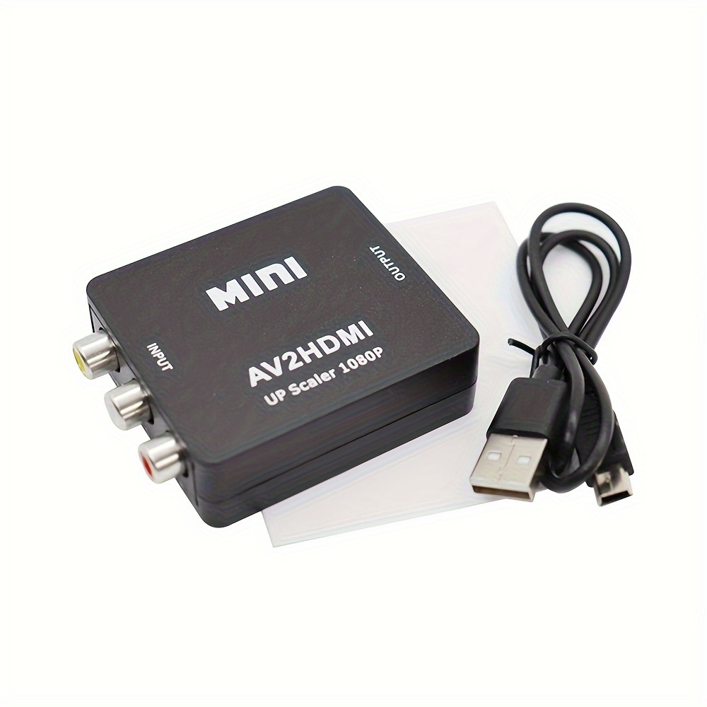 Mini Adaptador Convertidor Señal Hdmi - Rca Audio Y Video