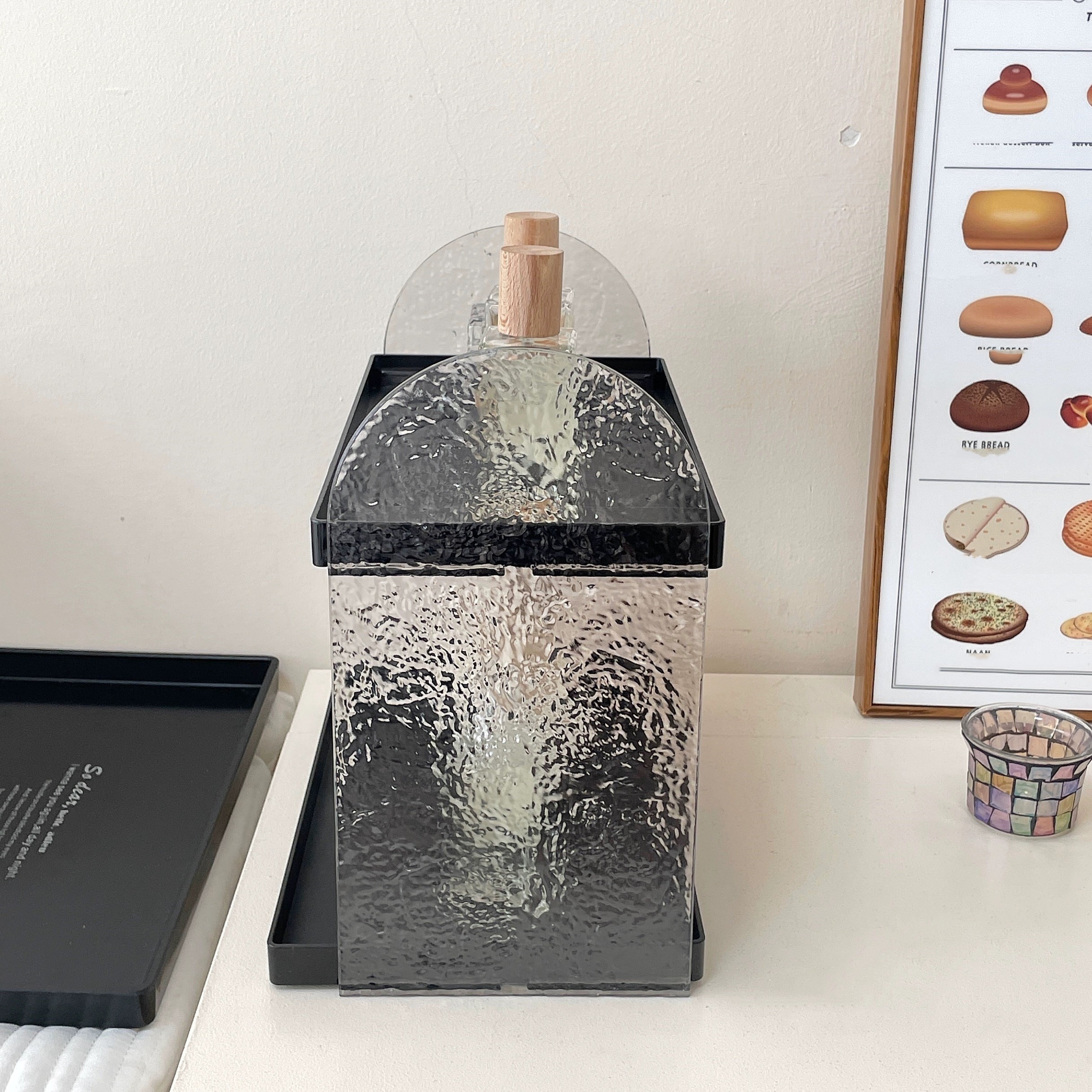 Glacier Pattern Storage Rack Double layer Aromatherapy Perfume Cosmetics Display