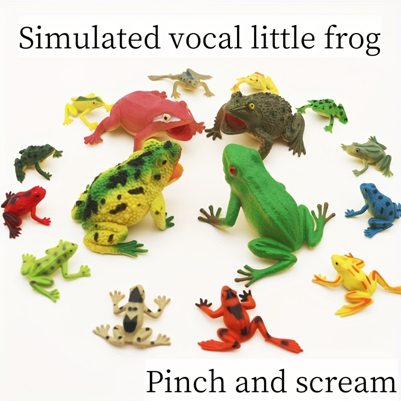 Novelty Interesting Soft Frog Pinching Toy Relieves Stress Toy