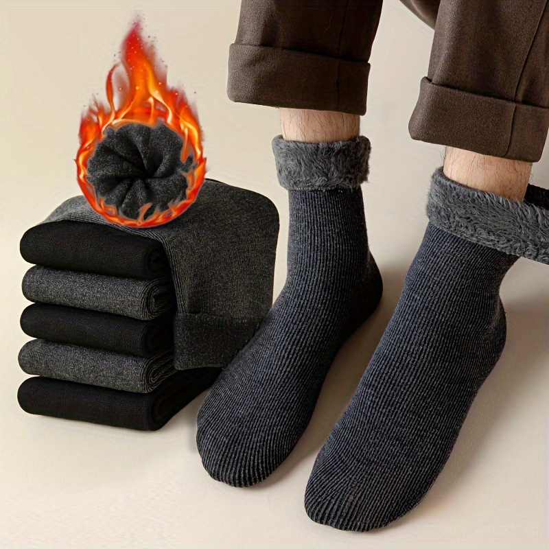Autumn Winter Breathable Non-slip Woolen Socks Women Socks Cotton