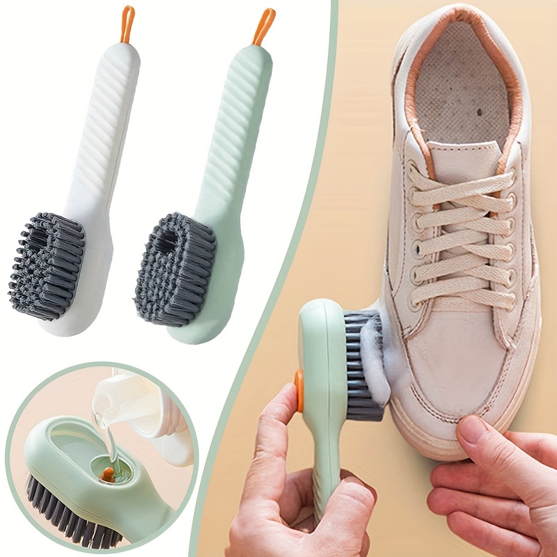 1pc Plastic Cleaning Brush, Multifunctional Long Handle Cleaning