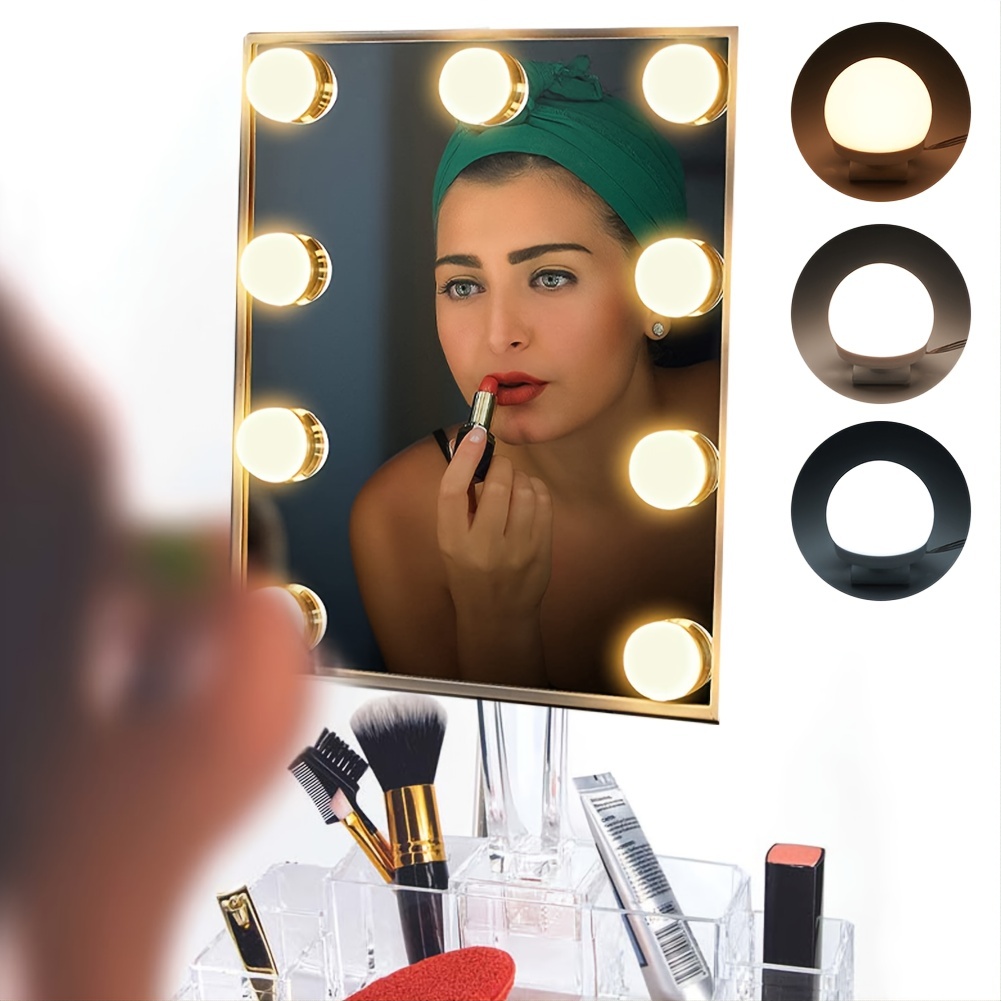 Miroir de maquillage Bright Beauty Vanity Hollywood avec éclairage