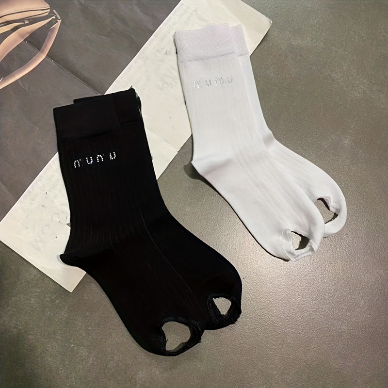  TuoTuoDi Street Fashion Socks Letter V tube cotton