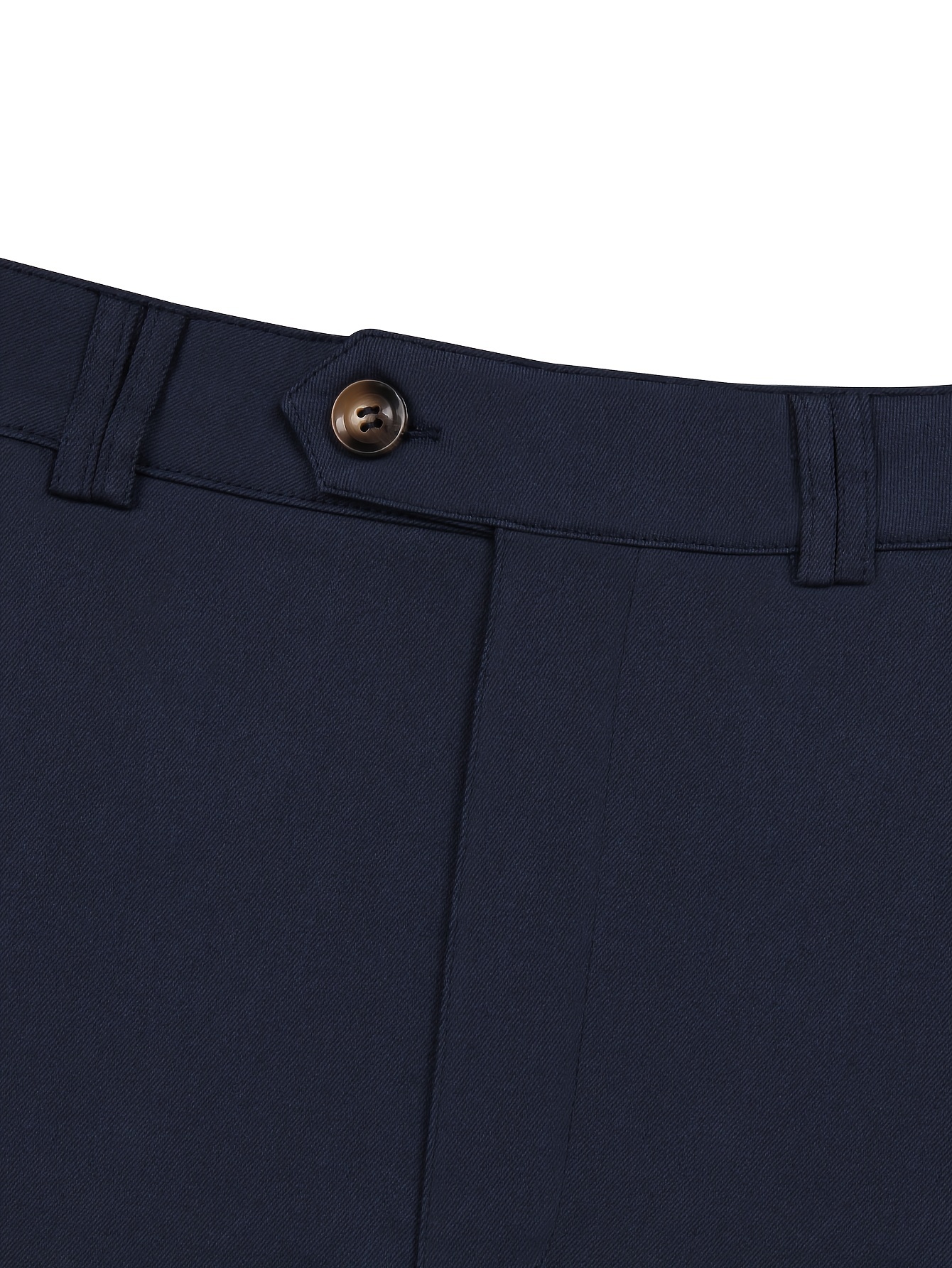 Navy blue dress pants with darting - Man