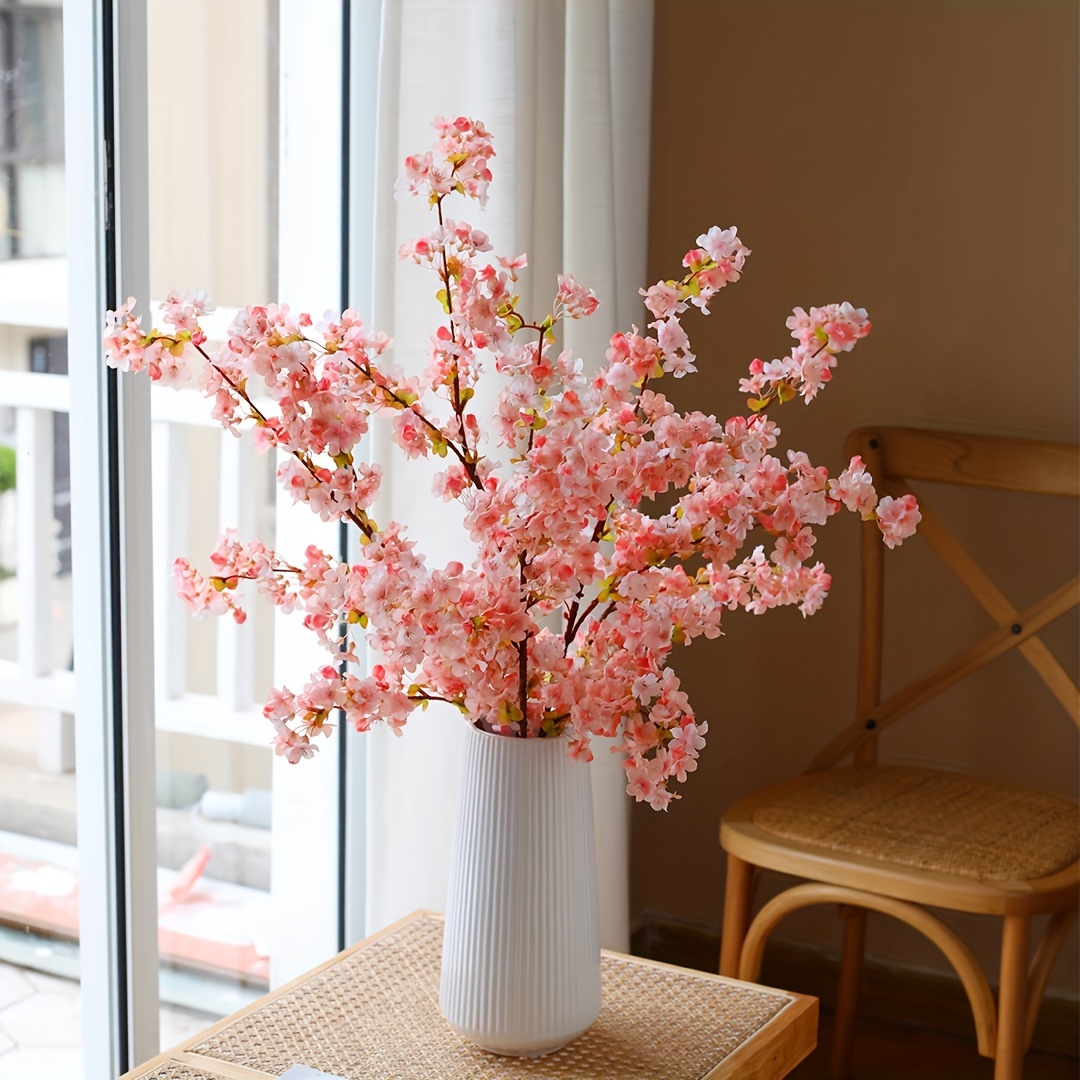 3 Pezzi Di Rami Di Ciliegio Artificiale, Steli Lunghi Di Prugna Di Seta Con  Boccioli, Realistici Alberi Di Albicocca Giapponesi Per Decorazioni Per La  Casa, Centrotavola Per Matrimoni, Bouquet Rossi - Temu Italy