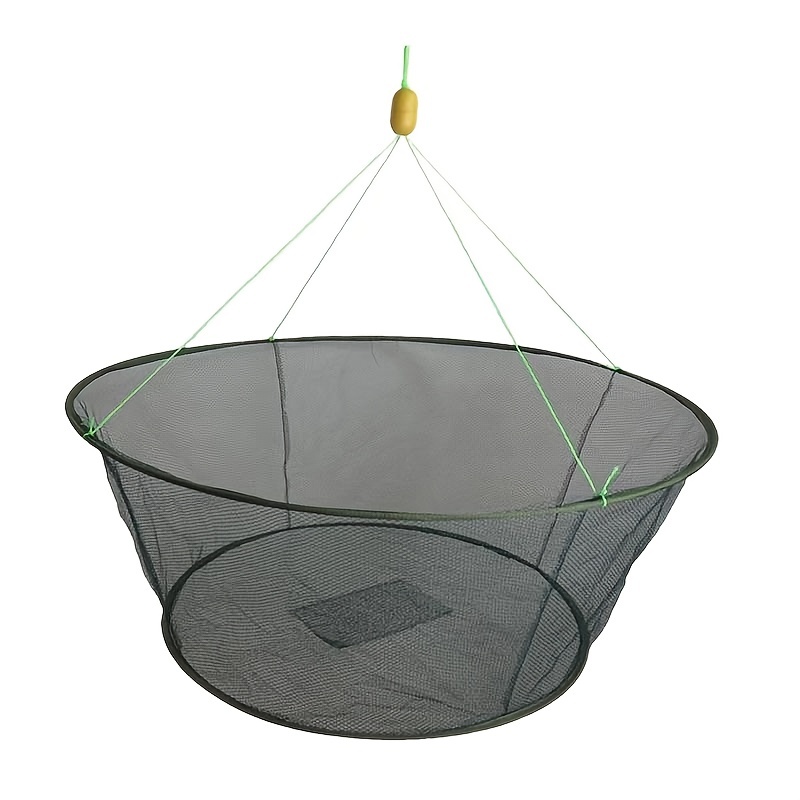 Durable Foldable Fishing Net Comfortable Handle Fishing Trap