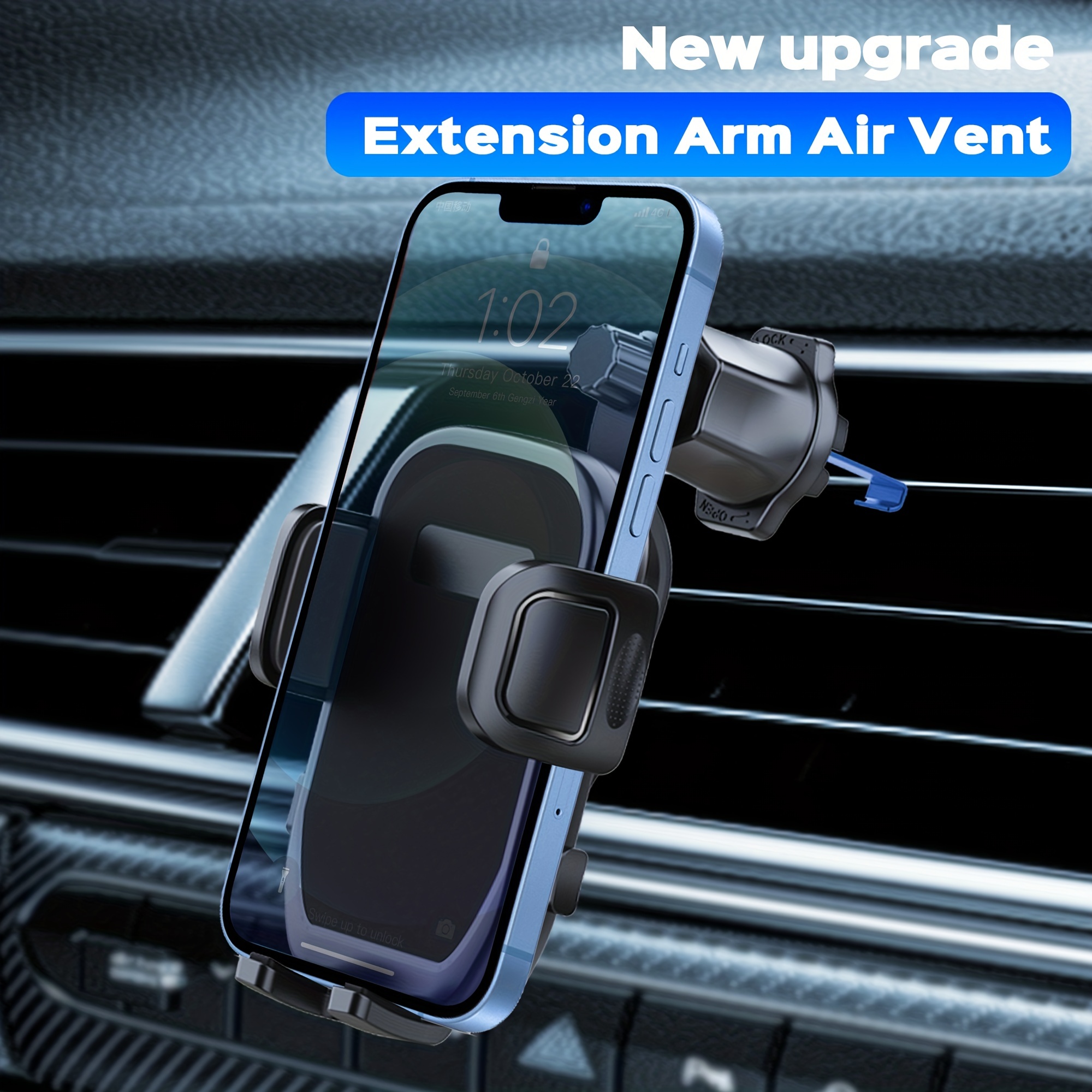 3-in-1 CD Slot, Vent and Dash Phone Mount