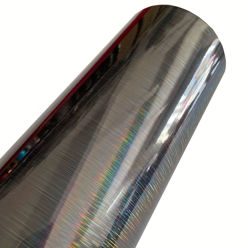 Glossy Sparkle Rainbow Brushed Vinyl Wraps Vinyl Film - Temu