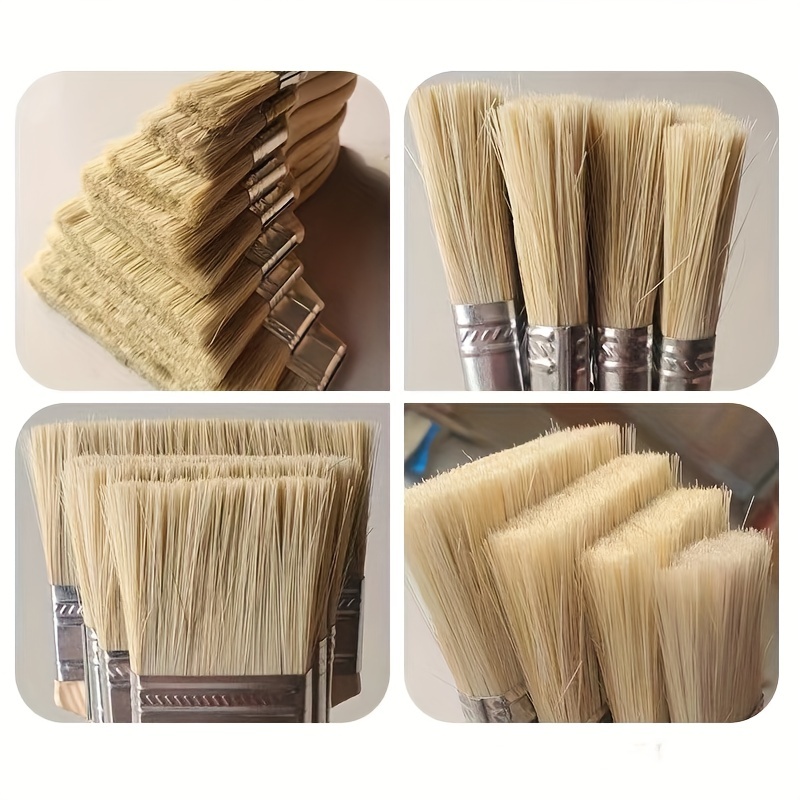 Paint Brushes With Treated Wooden Handles Professional Paint - Temu