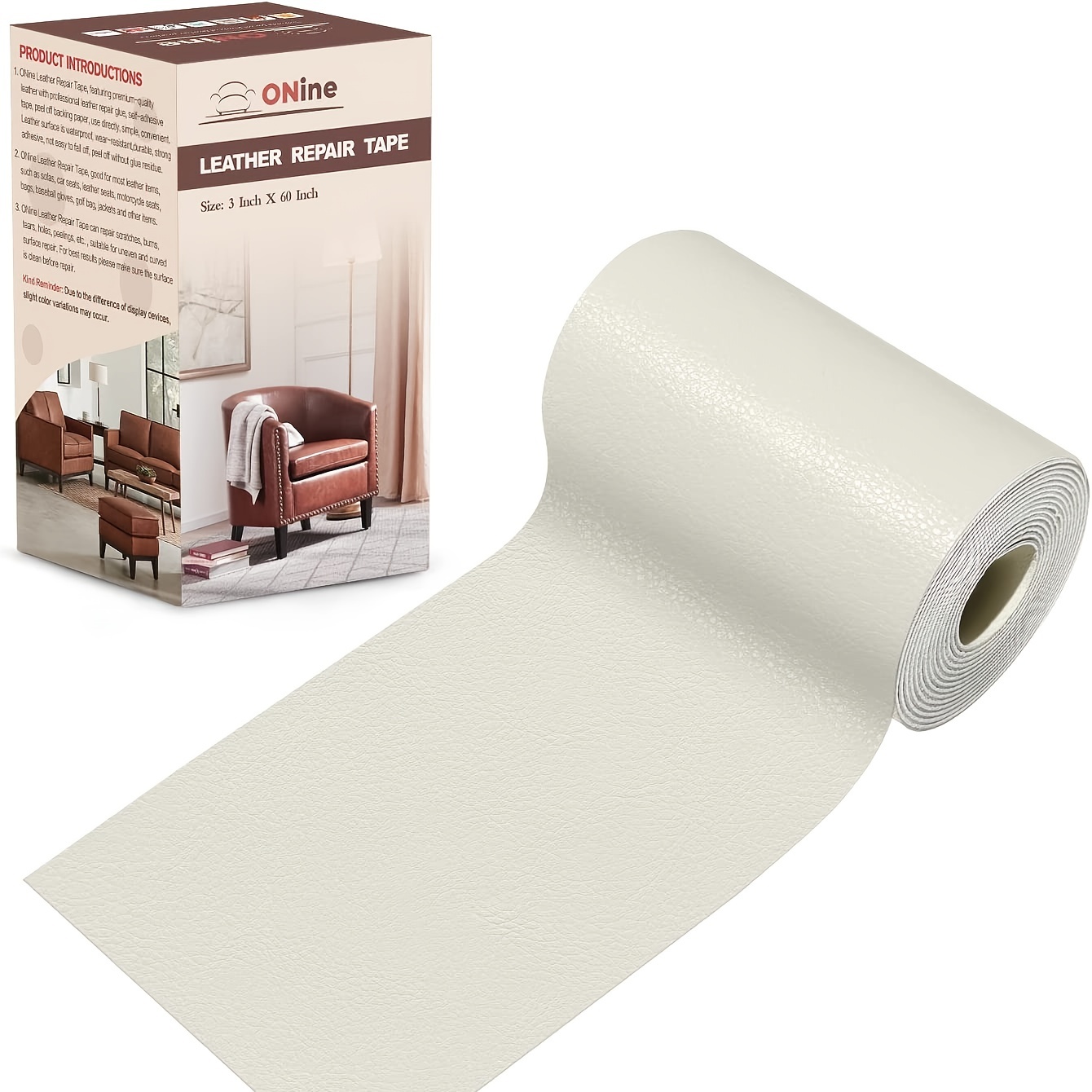 Leather Repair Tape Patch Leather Adhesive For Sofas, Car Seats