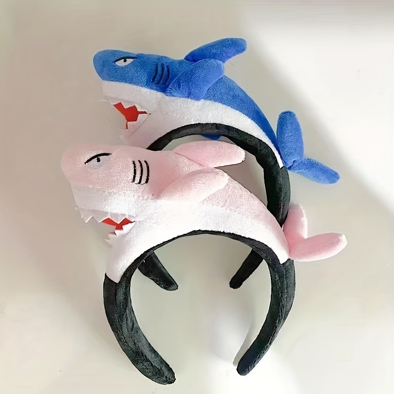 

1pc Plush Animal Headband Shark Headband Shark Costume Hairband Headpiece Hair Accessories Party Favors Cosplay Props For Adult