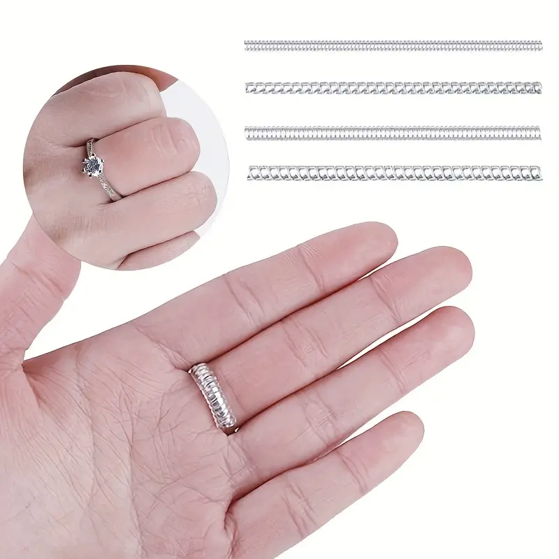 Invisible Ring Size Adjuster For Loose Rings Male And Female - Temu