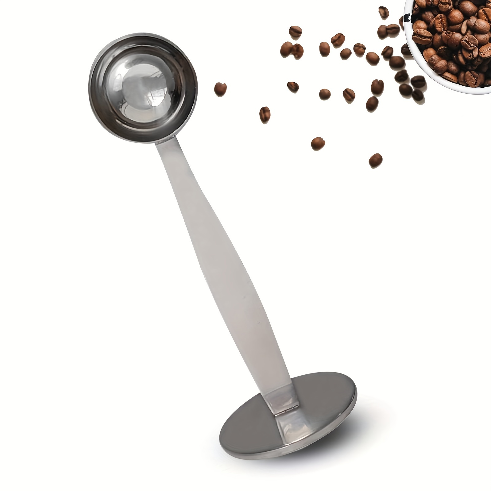 Cuchara de medición de café de plástico multifuncional,Cucharas de café de  pie reutilizables,Suministros comerciales para el hogar