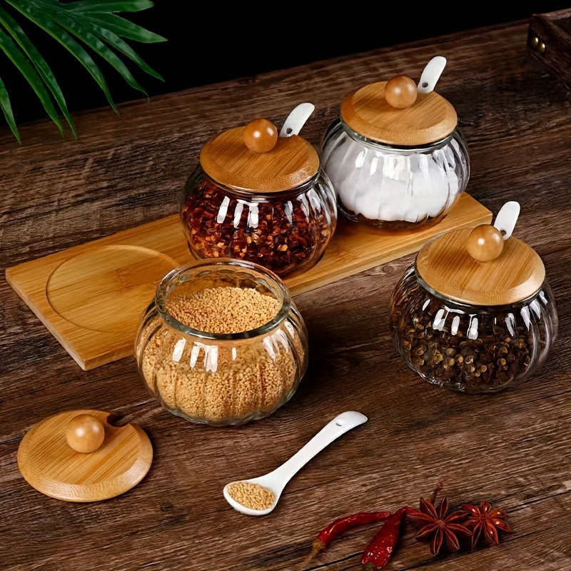 Seasoning Bowl Kitchen Spice Containers Ceramic Seasoning - Temu