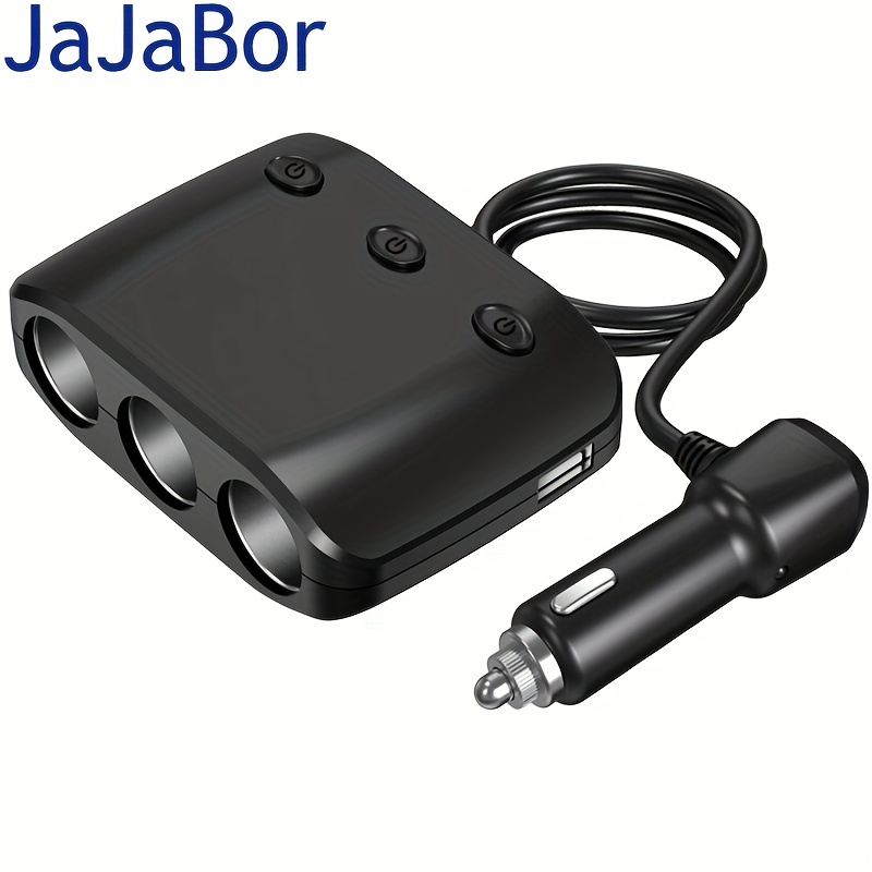 Jajabor 3 port Car Cigarette Lighter Socket Splitter With - Temu Austria