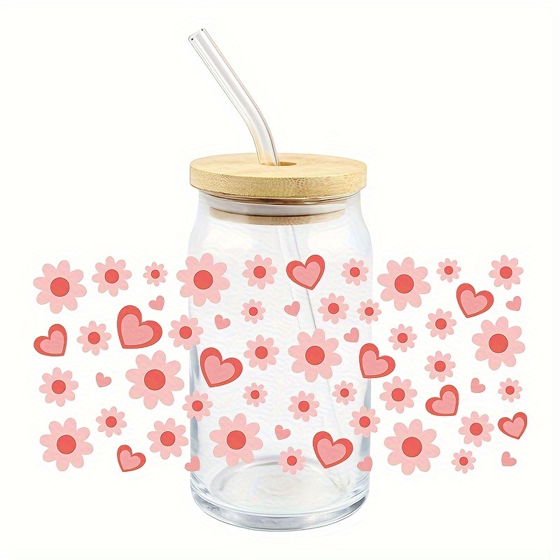 Checkered Anti-Valentines Iced Coffee Libby - 16 OZ Libby Glass