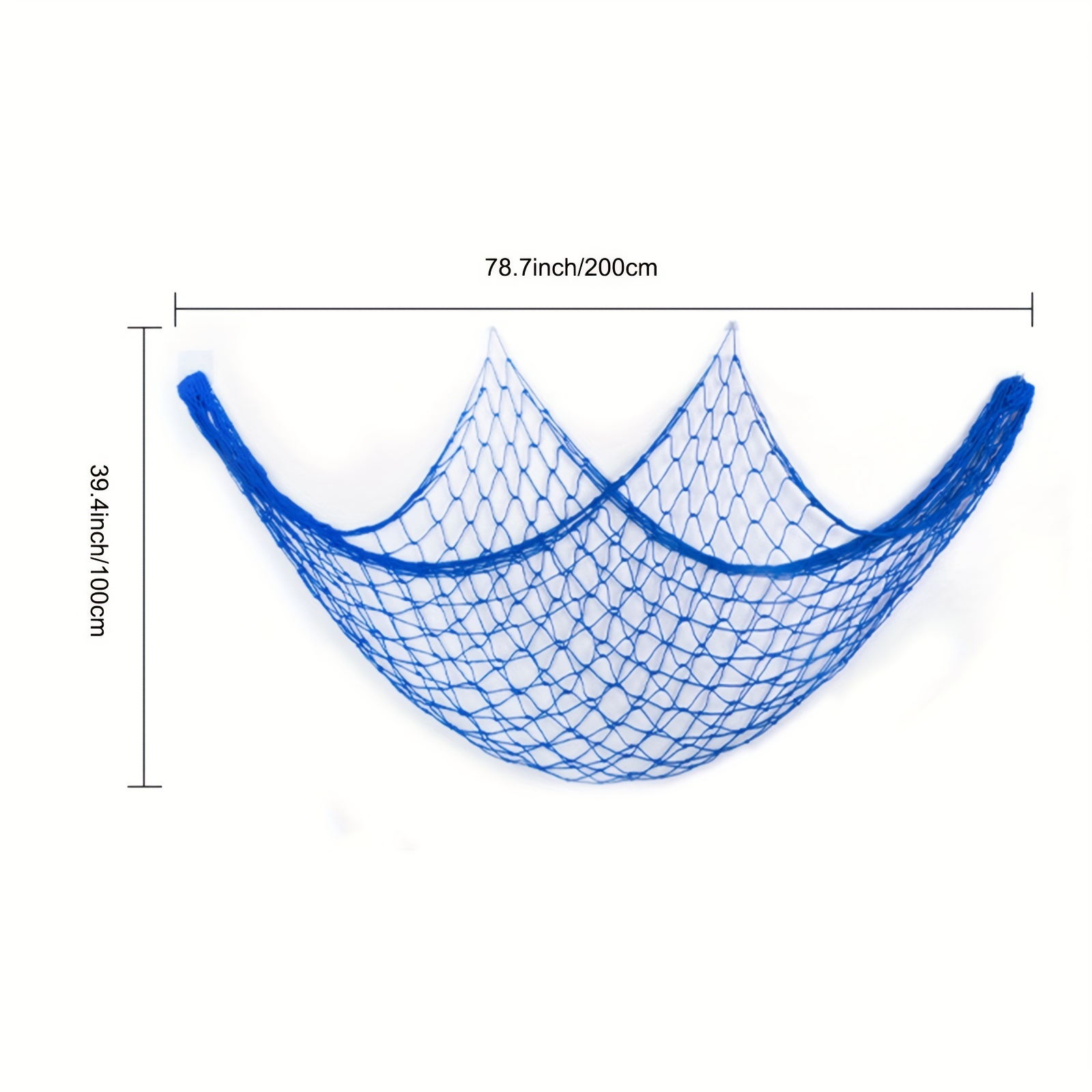 SUPERFINDINGS Fishing Net 150 x 200 cm Blue Nautical Decorative Net with  Bowl Accessories Mediterranean Style Fish Net Decoration for Photo Wall Bar  Home Wedding : : Home & Kitchen