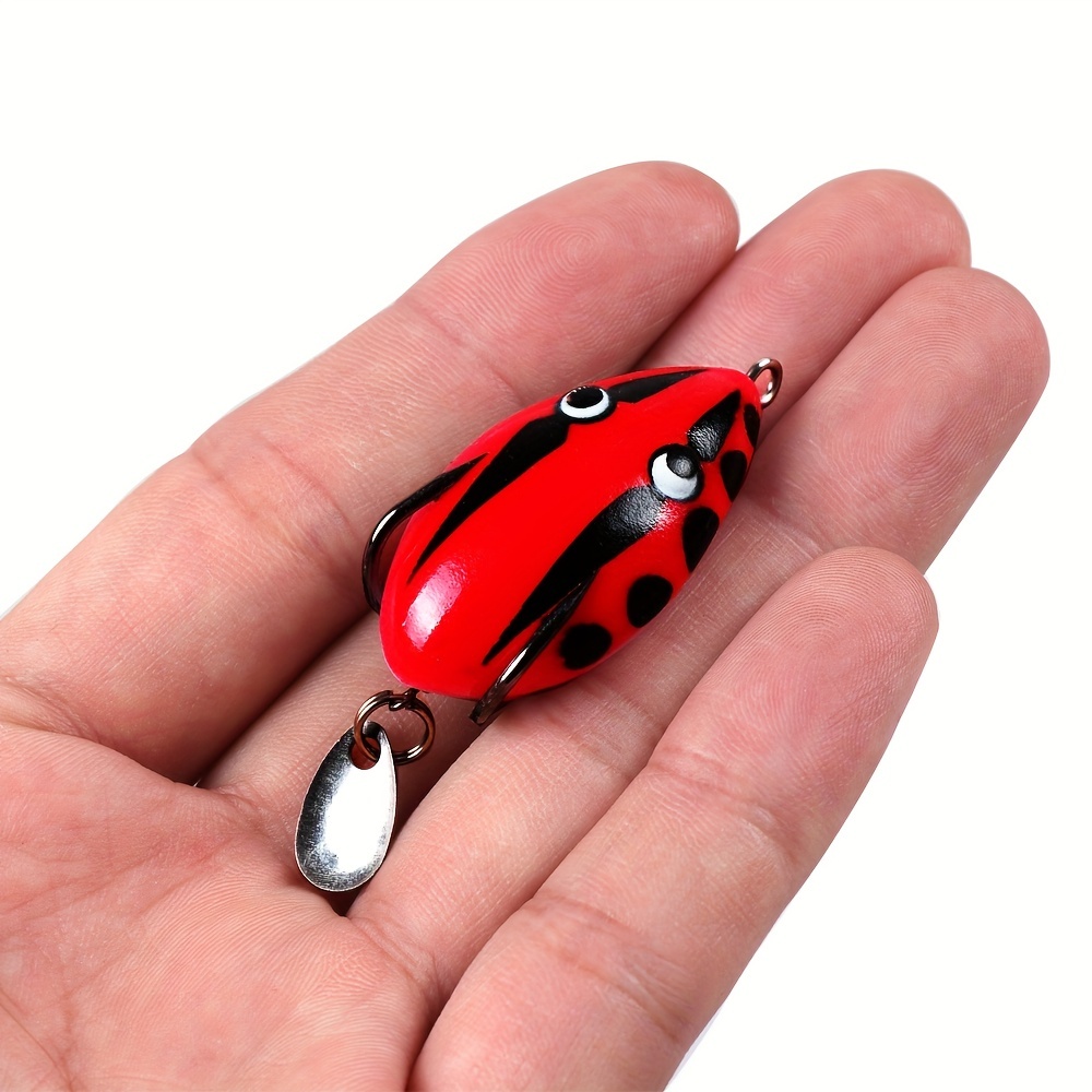 Soft Frog shaped Fishing Lure Mini Soft Lure With Double - Temu Philippines