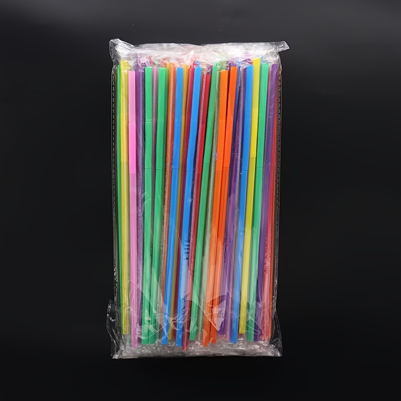 Plastic Straws, 200 Packs Of Straws Drinking Plastic Straws