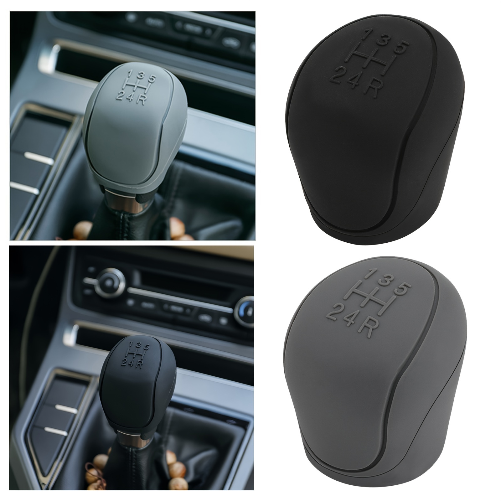 Car Silicone Gear Shift Knob Cover Gear Shift Non slip Grip - Temu