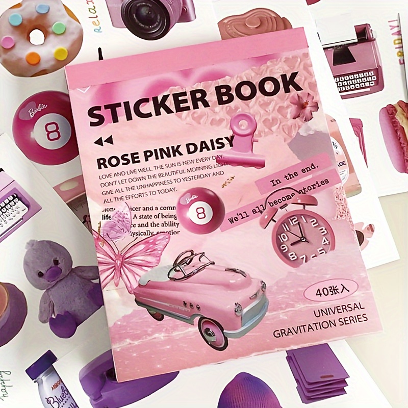 Pastel Moon Reusable Sticker Book - Dorky Planner Girls