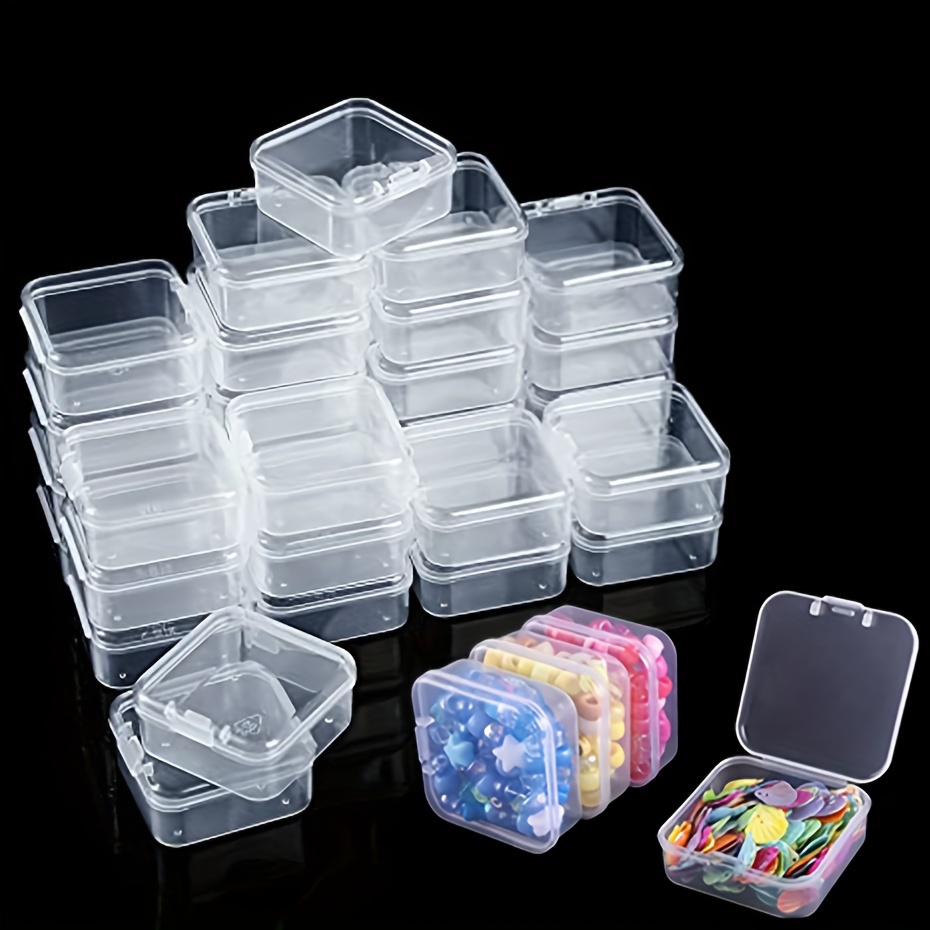 Small Plastic Box Mini Storage Container Small Square - Temu Canada