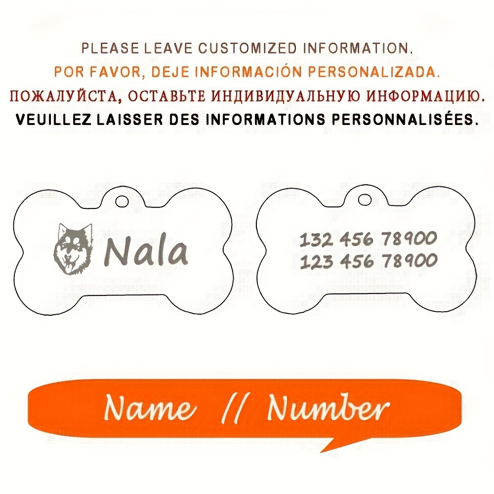 Nala dog outlet tag