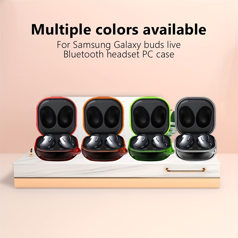 Clear Pc Case Funda Galaxy Buds 2 Live Earphone - Temu