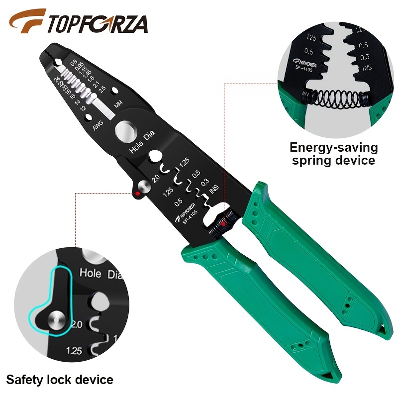 Multi purpose Wire Stripping Tool Wire Cutter Cable Temu