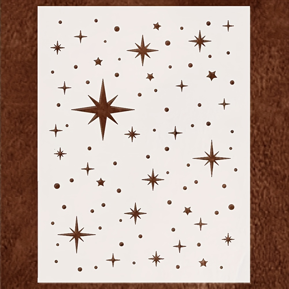Large Twinkle Star Stencils Reusable Star Stencils For - Temu