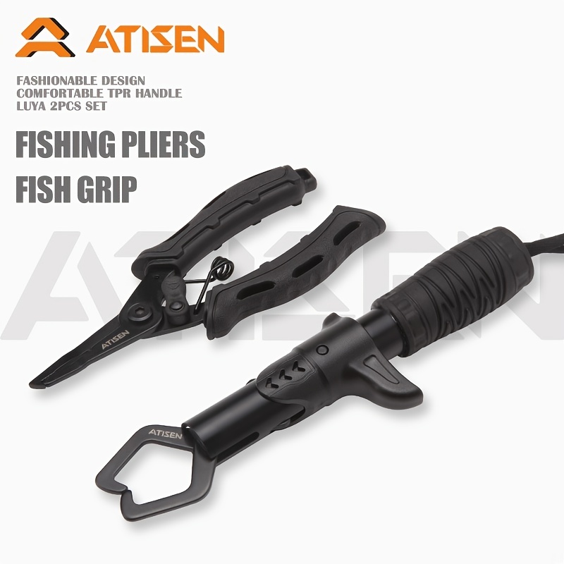 Atisen Multifunctional Stainless Steel Fishing Shears - Temu New