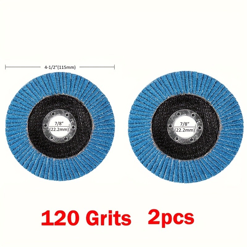 Disques À Lamelles 2/8/18 Pièces, 125 Mm, Meule Abrasive Et Disque De  Ponçage À Lamelles, Comprend Des Grains 40/60/80/120 - Outillage Et  Amélioration De L'habitat - Temu France