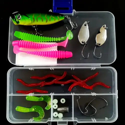 Rsenr Fishing Lures Kit - Complete Freshwater Tackle Set For Bass